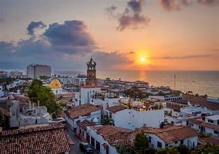 Puerto Vallarta, Mexico at sunset